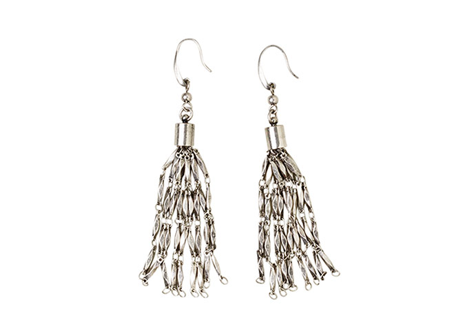 Isabel Marant for H&M : Isabel Marant for H&M - silver tassel earrings
