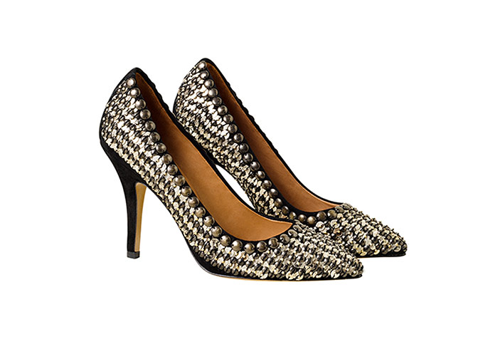 Isabel Marant for H&M : Isabel Marant - gold studded shoes
