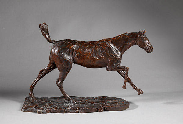 ACE tax gallery: Cheval au Gallop sur le Pied Droit, by Edgar Degas