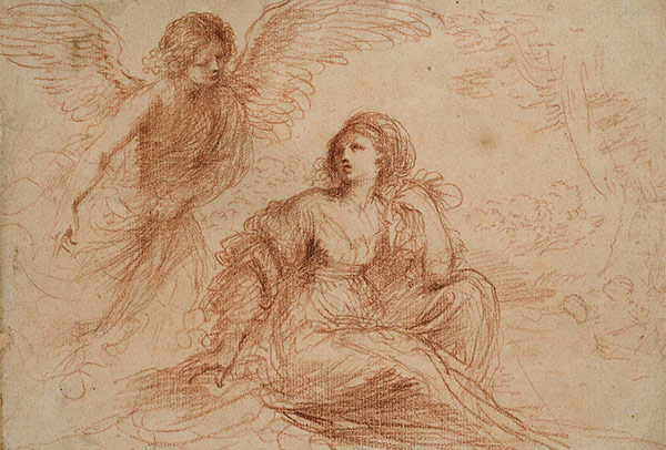 ACE tax gallery: The Angel Appearing to Hagar and Ishmael, by Guercino