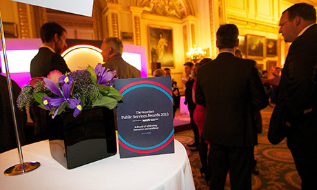 Public Services Awards: The Guardian Public Service Awards 2013 at Lancaster House
