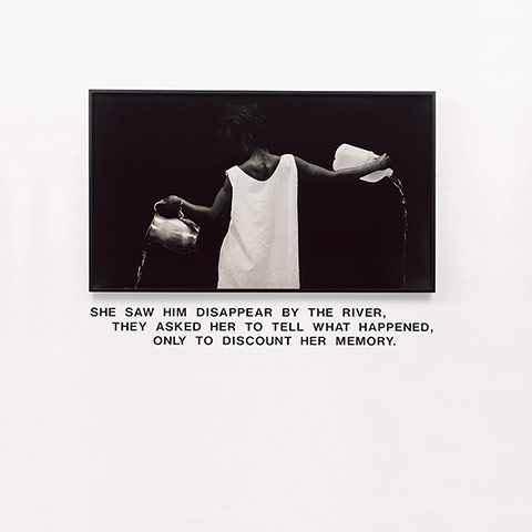 DEUTSCHE BÖRSE PRIZE: Lorna Simpson. Waterbearer, 1986