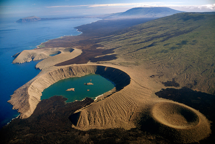 Nature reserves: Volcanic Craters on Isabela Island, Galápagos Islands