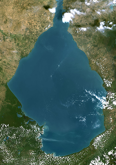 Nature reserves: Satellite Lake Maracaibo, Venezuela
