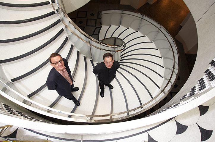 Caruso St John: New Tate Britain Architects Peter St John (left) and Adam Caruso