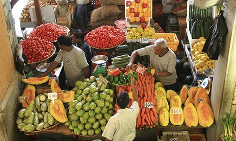 Live on a market, Port Louis, Mauritius