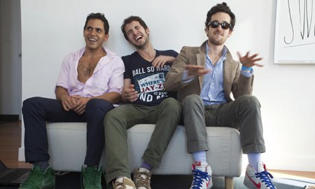 Rap Genius co-founders Rap Genius co-founders Mahbod Moghadam, Ilan Zechory and Tom Lehman