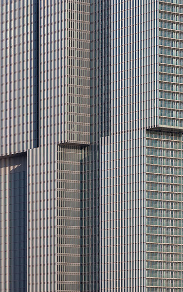 De Rotterdam building: Geometric stacked shapes uniquely De Rotterdam