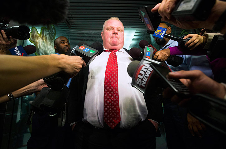 Mayor Rob Ford: Ford responds to police investigation in Toronto