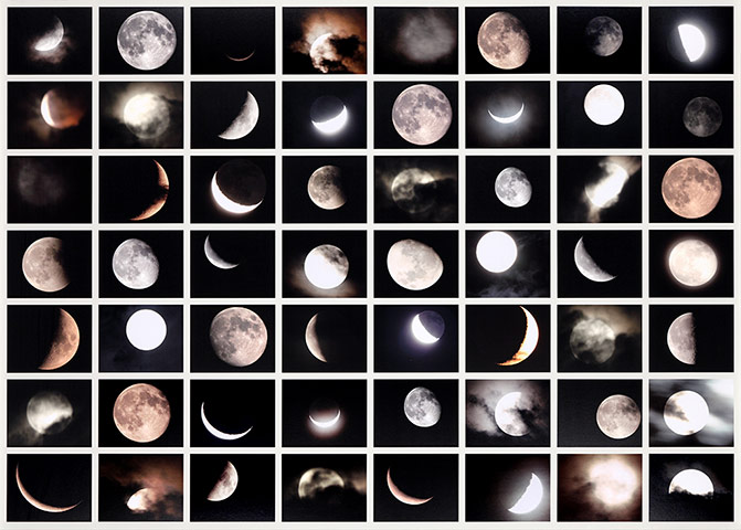 Paris Photo 2014: Vera Lutter. Moon Wall III, 2013