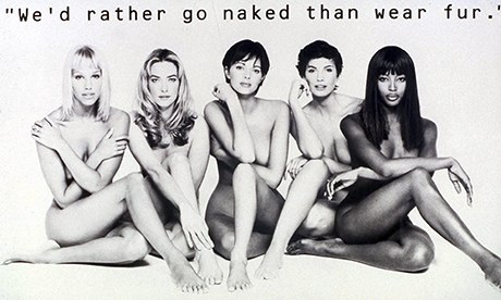 Nude Supermodels in Anti Fur Campaign