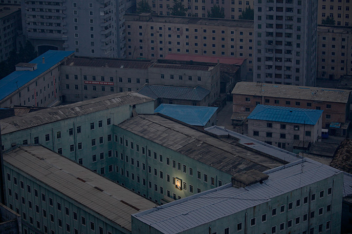 eyewitness: cities: A picture of North Korea's founder Kim Il-sung