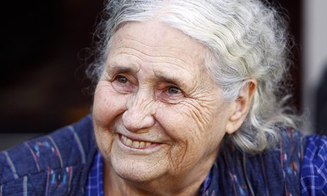 British novelist Doris Lessing 