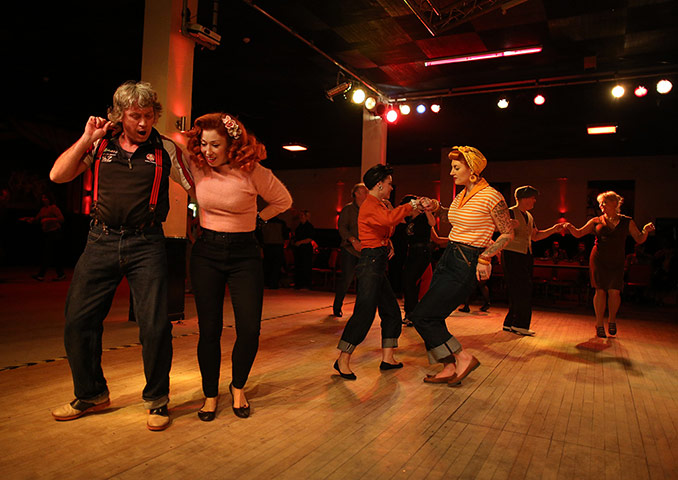 1950's parade in Sussex: 1950's parade in Sussex