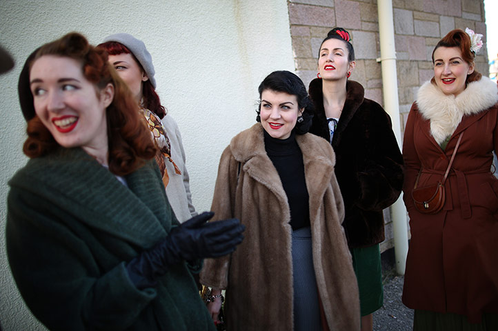 1950's parade in Sussex: 1950's parade in Sussex