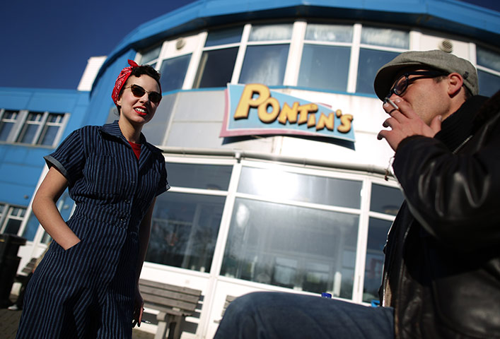 1950's parade in Sussex: 1950's parade in Sussex