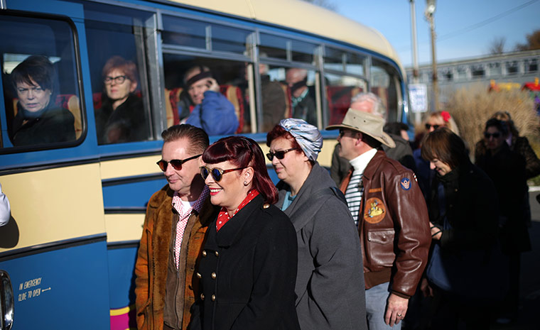 1950's parade in Sussex: 1950's parade in Sussex