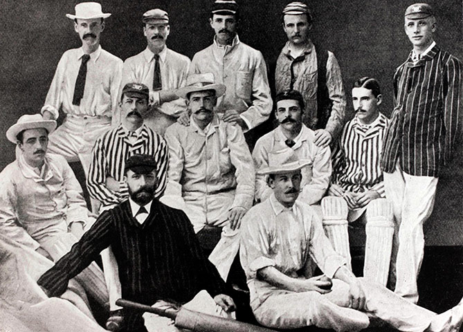 Ashes down under: The England team for the tour of Australia in 1882-83