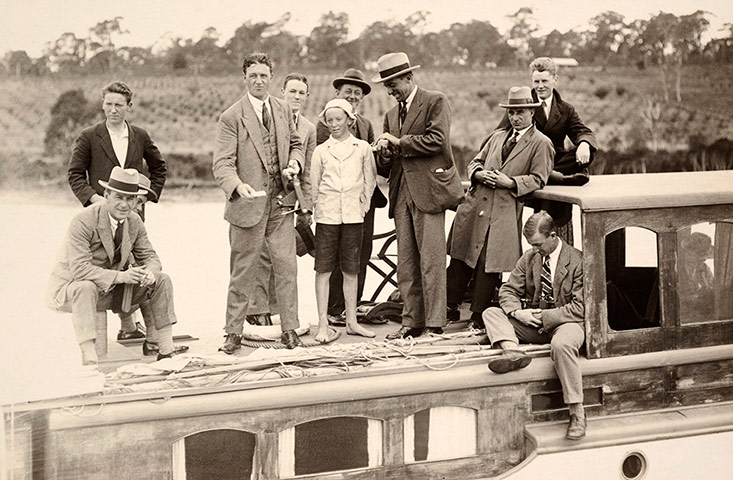 Ashes down under: MCC England Team In Tasmania in 1925