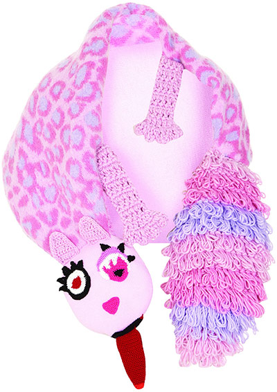 Meadham Kirchhoff : Pink snake scarf