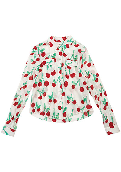 Meadham Kirchhoff : cherry blouse