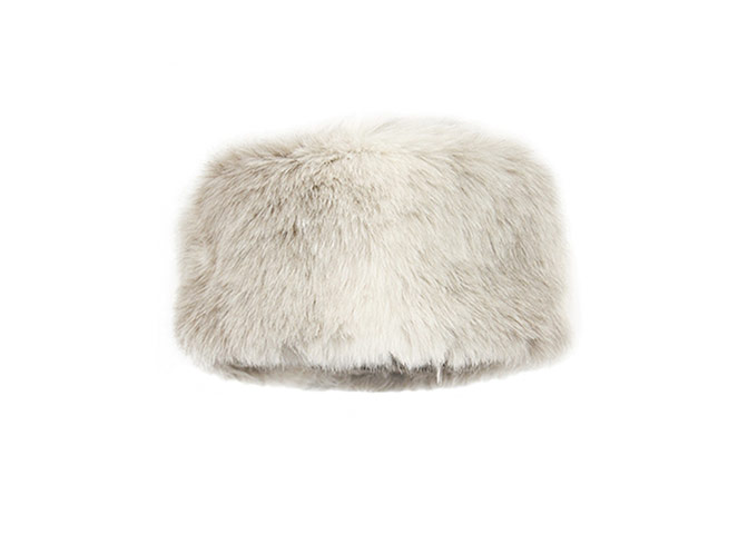 Winter hats: Winter hats -  light grey faux fur cossack hat by ruby and ed