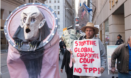 TPP protest new york