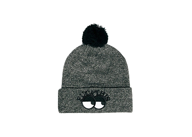 Winter hats: Winter hats - cartoon eyes beanie by Lazy Oaf