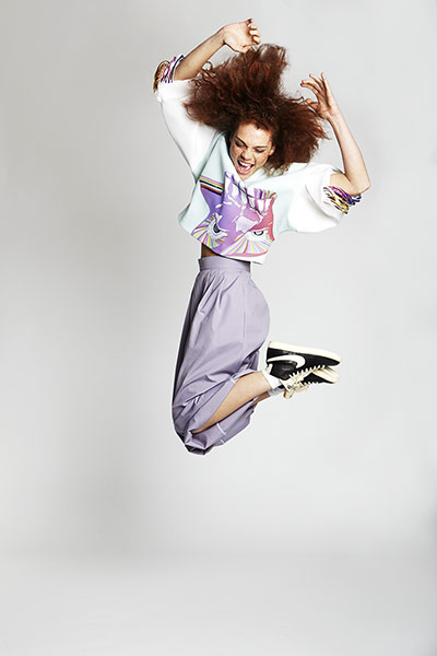 Nike gallery: girl jumping