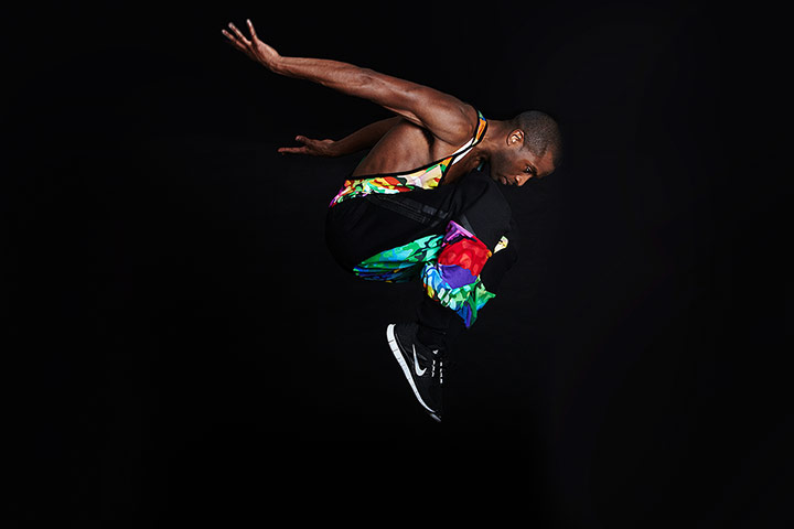 Nike gallery: young male jumping