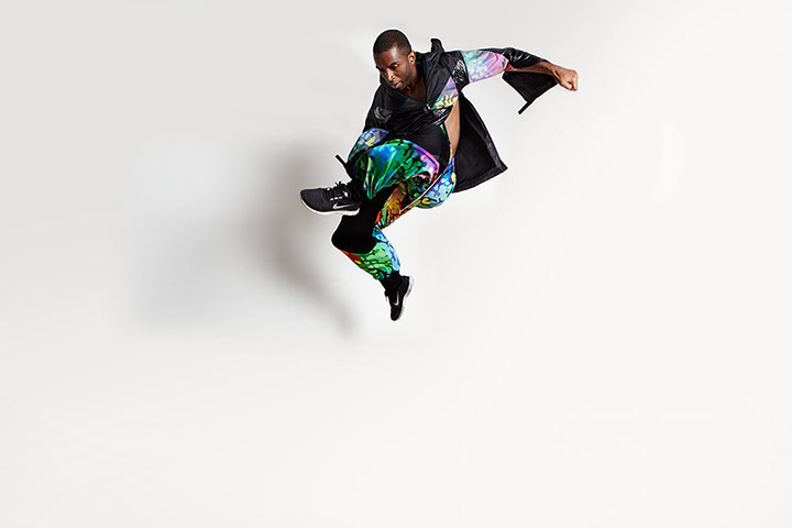 Nike gallery: young male jumping high