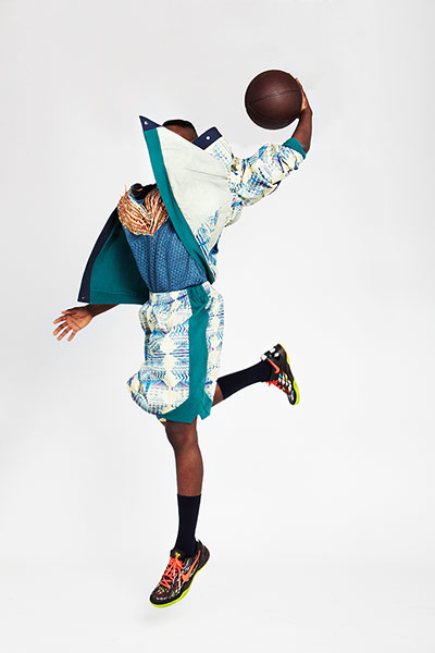 Nike gallery: young male with basketball