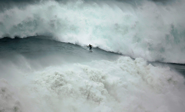 20 photos: Big-wave surfer Garrett McNamara at Praia do Norte, in Nazare