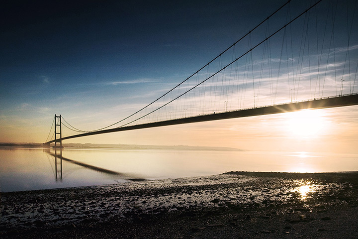 Hull city of culture: The Humber Bridge