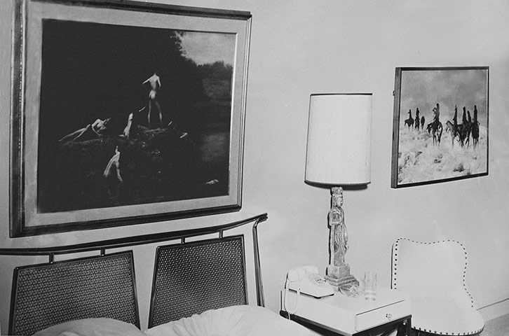 JFK Art: Second bedroom, Suite 850, Hotel Texas