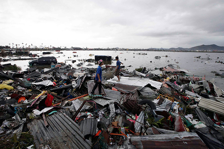 From the agencies: Bullit Marquez on typhoon Haiyan