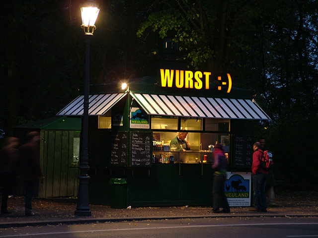 Your Pictures - Snack: Wurst stall in Berlin at night