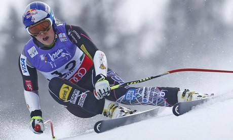 Lindsey Vonn in action 