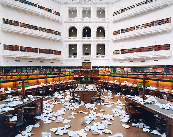 Melbourne Now: 10,000 paper planes