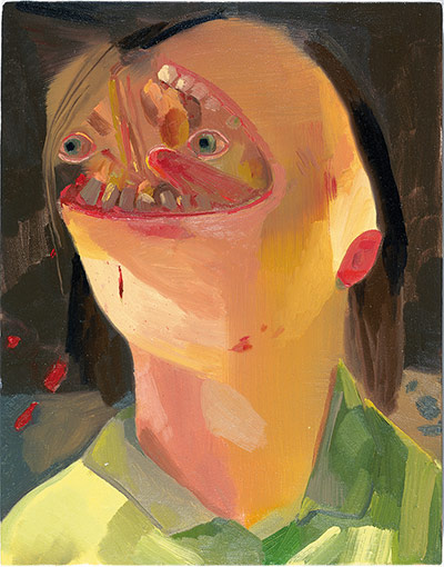 Body Language exhibition: Dana Schutz's Face Eater