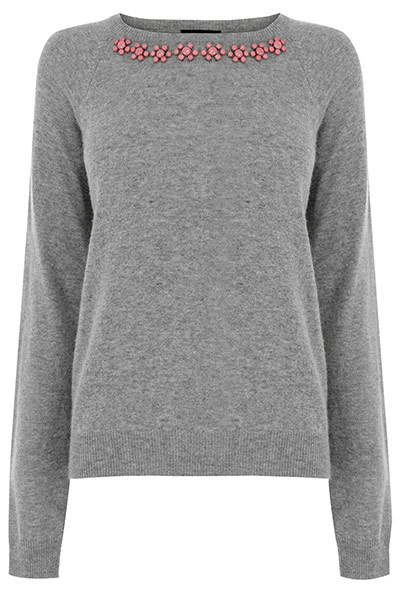 Embellished knitwear: : Embellished knitwear: key fashion trends of the season – in pictures