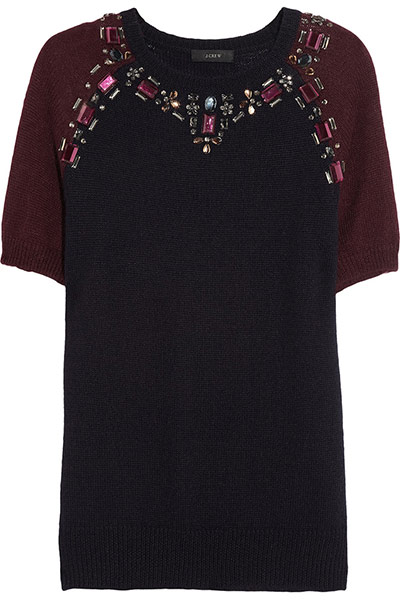 Embellished knitwear: : Embellished knitwear: key fashion trends of the season – in pictures