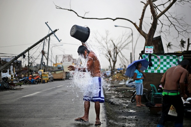 Hundreds of thousands of people have been displaced by the typhoon many survivors are still without adequate food or shelter.