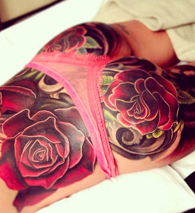 10 best: Cheryl Cole's derrier tattoo