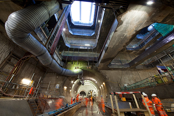 Crossrail: Elizabeth breaks through into Stepney Green 