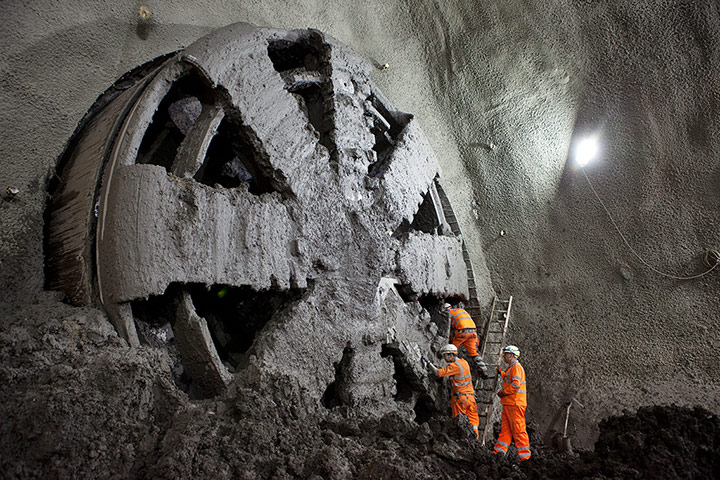 Crossrail: Elizabeth breaks through into Stepney Green