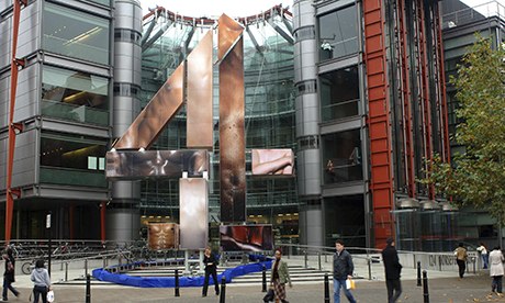 Channel Four logo at headquarters