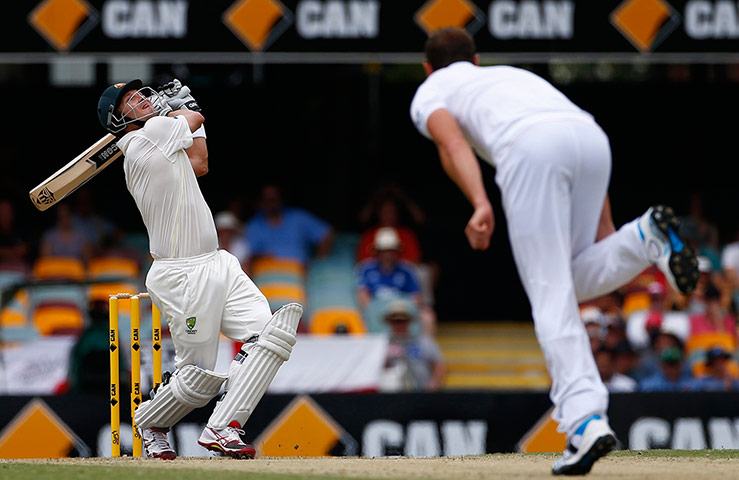 Ashes day three: Shane Watson is out