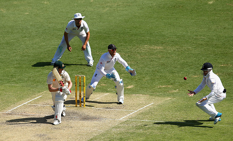 Ashes day three: Ian Bell drops George Bailey