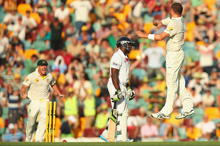 Ashes day three: Michael Carberry out